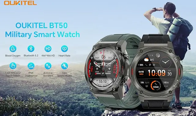 Oukitel BT50 smartwatch